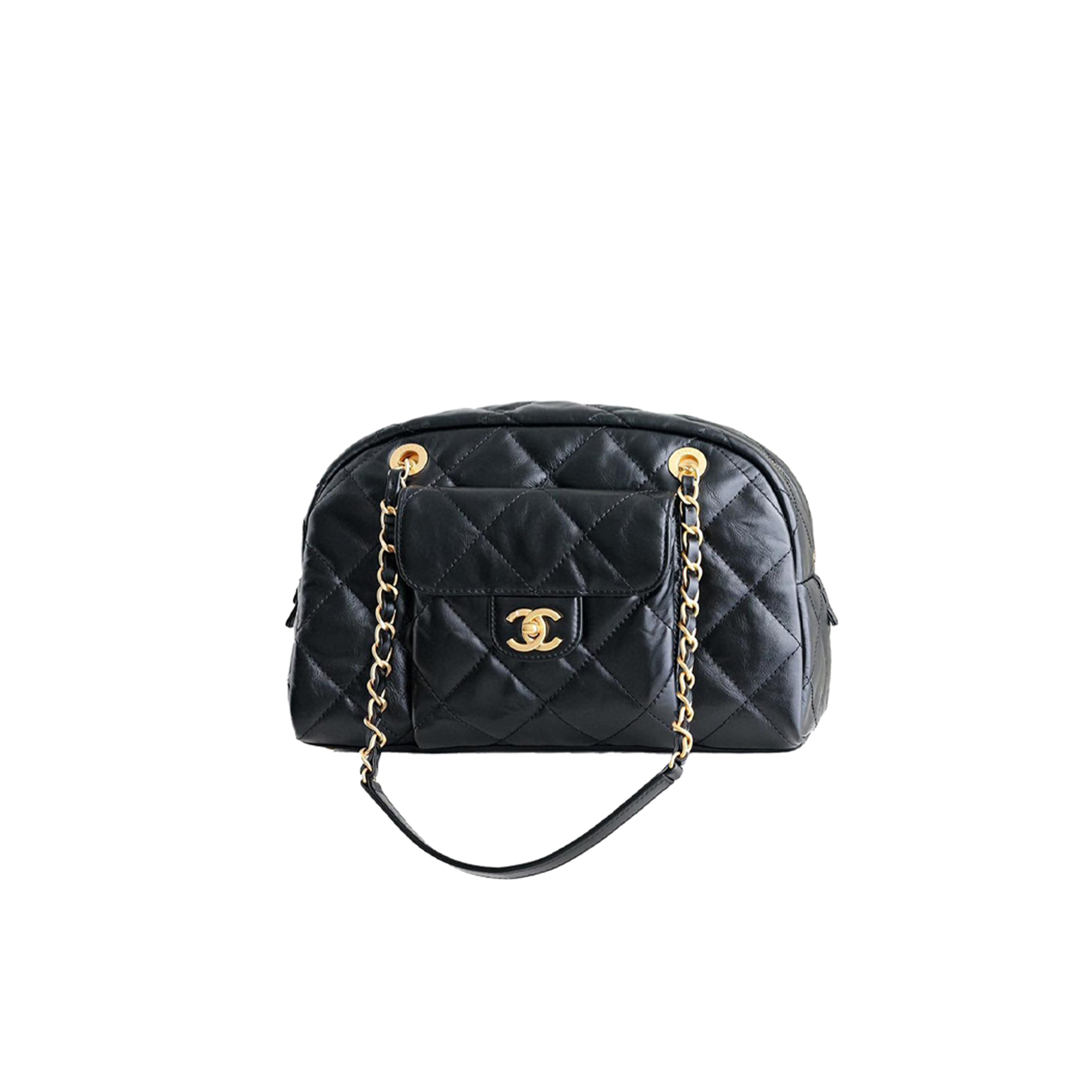 CHANEL MASTER SMALL BOWLING BAG AS4812 (33*21*14.5cm)